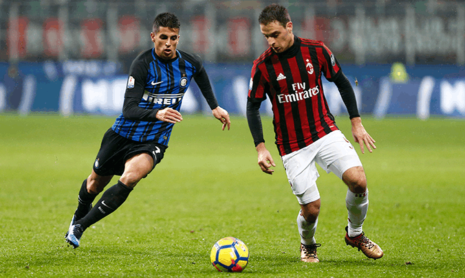 意甲：拉比奥特双响炮助米兰逆转科莫，紧追国际米兰